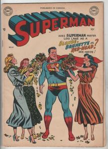 Superman #61 (Nov-49) FN- Mid-Grade Superman