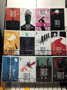 TREES #1-14 complete series  Ellis Howard, INJECTION #1-4 Ellis Shalvey VF+/NM