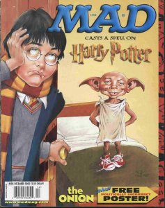 Mad #424 FN; E.C | casts a spell on Harry Potter  - contains poster