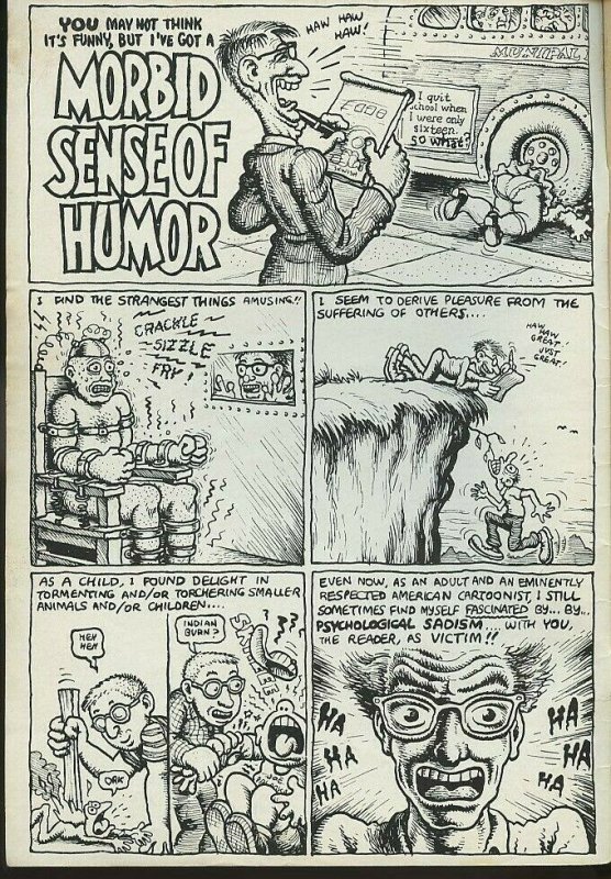 DESPAIR / 1st Printing / 1969 / 28 pages / The Print Mint / Robert Crumb