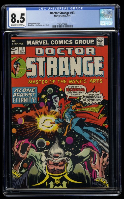 Doctor Strange #13 CGC VF+ 8.5 Off White to White 1st Appearance One Above All!