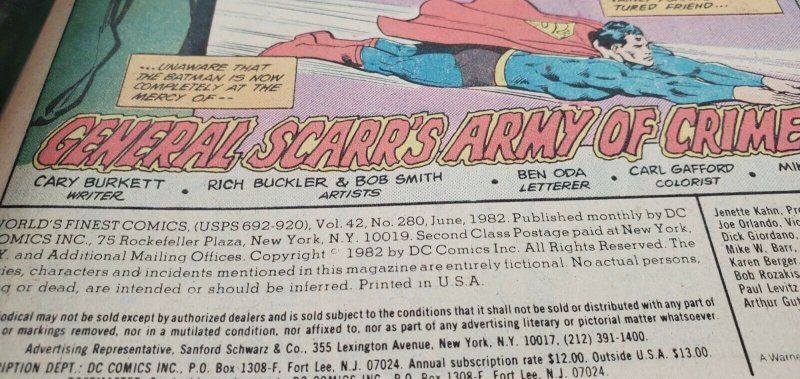 World's Finest Comics #280 (1982) NM-