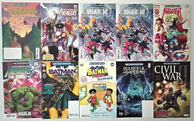 50 Free Comic Book Day Comic Lot NM (9.4) AVERAGE Modern Age KEYS?