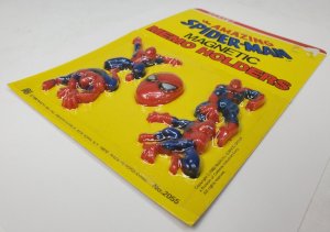 Vintage Spider Man Magnetic Memo Holder NM  1980 Unpunched 