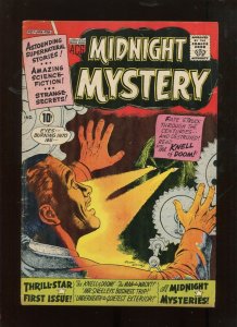 MIDNIGHT MYSTERY #1 (4.5) CLASSIC HORROR