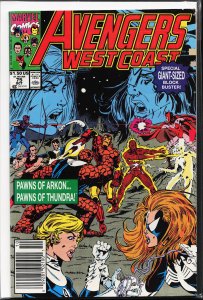 Avengers West Coast #75 (1991) West Coast Avengers / Avengers West Coast