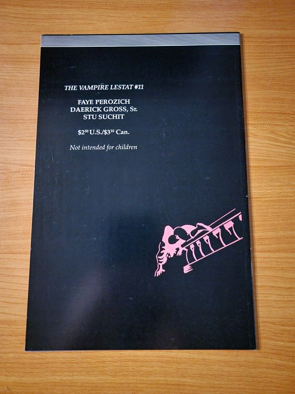 Anne Rice's The Vampire Lestat #11 ~ NEAR MINT NM ~ 1991 Innovation Comics