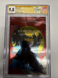 Batman (2022) #423 (CGC 9.8)  Fan Expo Special Foil Ed. Signed By Todd McFarlane