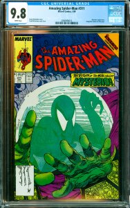 Amazing Spider-Man #311 CGC Graded 9.8 Mysterio appearance. Hobgoblin cameo o...