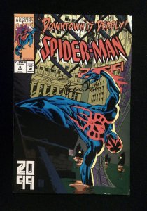 Spider-Man 2099 #6 Marvel 1993 Vf+ Signed By Rick Leonardi & Peter David 