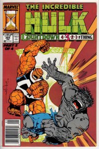 The Incredible Hulk #365 Newsstand Edition (1990) 7.5 VF-