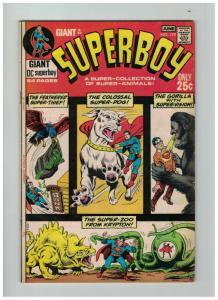 SUPERBOY 174 DC Giant G-83 scarcish VG-F Super Animals