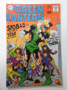 Green Lantern #66 (1969) VG- Condition moisture stain