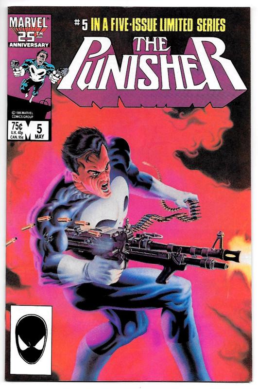 Punisher #5 Limited Series by Grant & Zeck (Marvel, 1986) NM