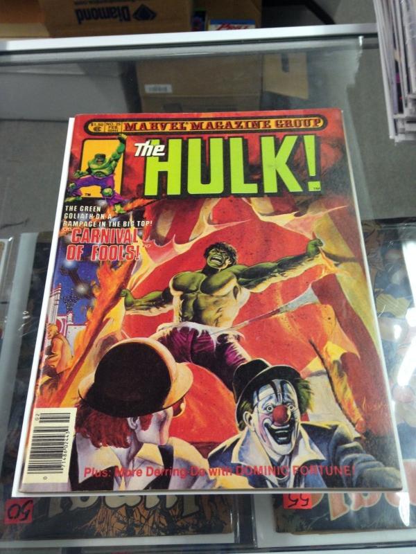 The Hulk 25 Magazine VF+ Joe Jusko Cover Gene Colan Pencils