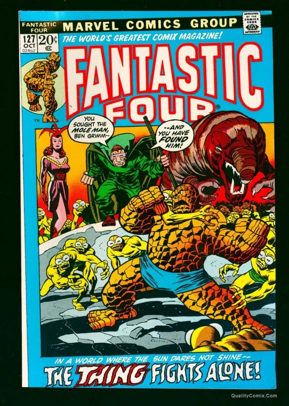 Fantastic Four #127 VF 8.0 White Pages