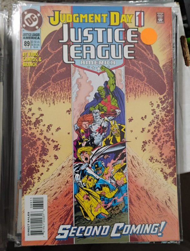 JUSTICE LEAGUE AMERICA  # 89  1994 DC COMICS  JUDGEMENT DAY  1