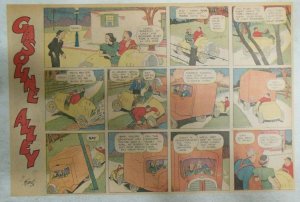  (17) Gasoline Alley Sunday Pages by Frank King from 1937 Size: 11 x 15 inches