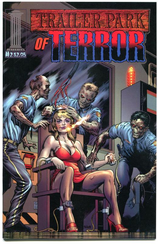 TRAILER PARK of TERROR #1-4,Zombies, Electric Chair, NM, 2 3, + Studio Pictures