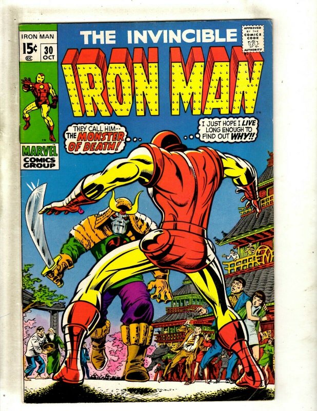 Iron Man # 30 VF Marvel Comic Book Avengers Hulk Thor Captain America J462