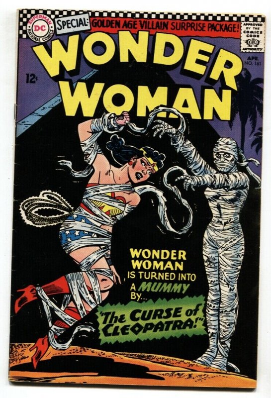 WONDER WOMAN #161 FN/VF 1966 -CLEOPATRA'S MUMMY COVER 