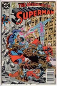 Adventures of Superman #466 Newsstand Edition (1990) 8.5 VF+