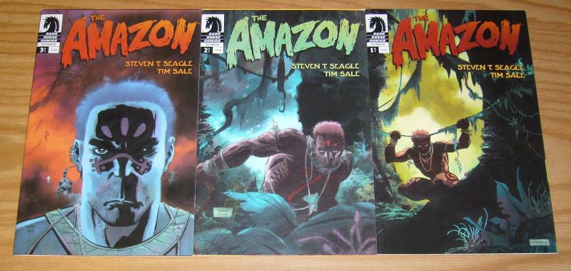 the Amazon #1-3 VF/NM complete series - steve seagle - tim sale - dark horse set