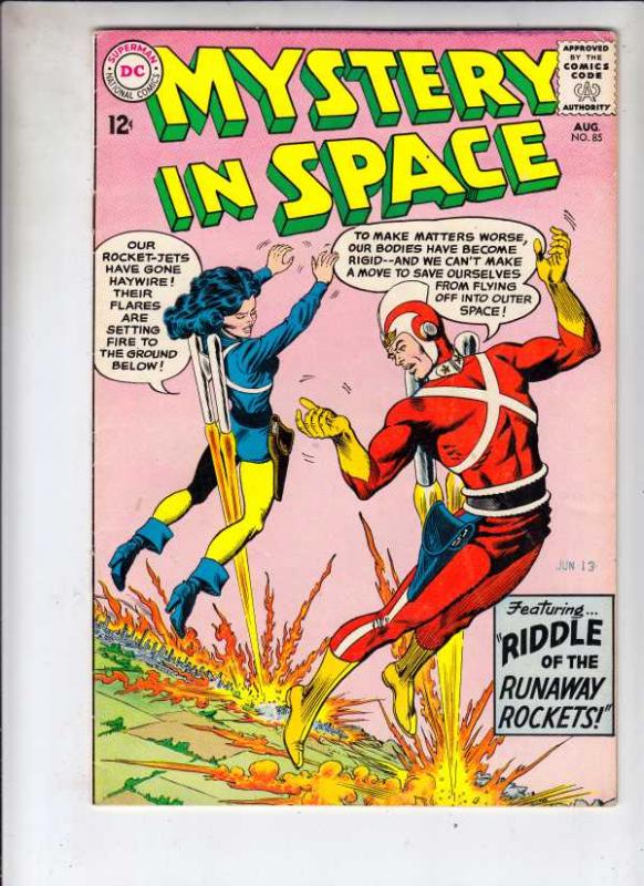 Mystery in Space #85 (Aug-63) FN/VF+ High-Grade Adam Strange, Allana