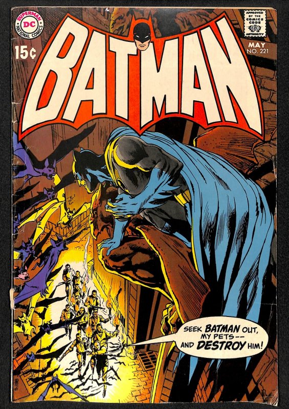 Batman #221 Neal Adams Cover!