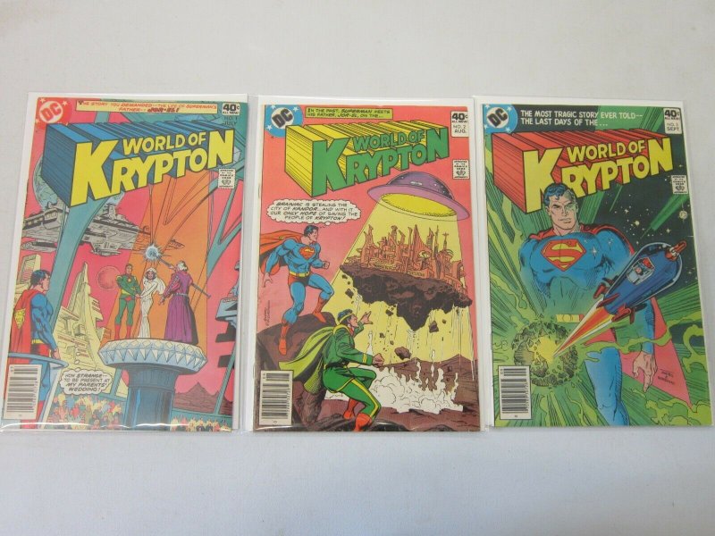 World of Krypton Set #1-3 6.0 FN (1979)