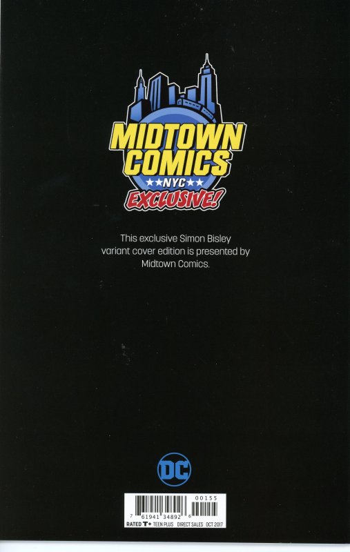 Dark Nights Metal 1  Simon Bisley Midtown Variant  9.0 (our highest grade)