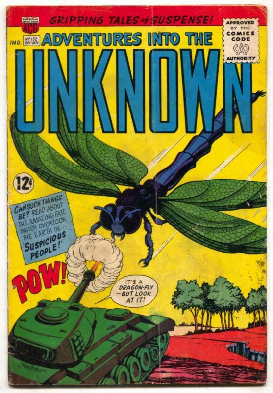 Adventures Into The Unknown #152 1964-JOHNNY CRAIG- Herbie G