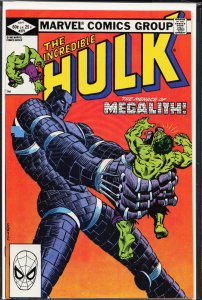 The Incredible Hulk #274 Direct Edition (1982) Hulk