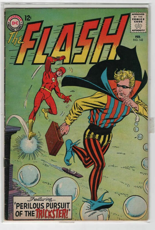 Silver Age Flash Comics #142 The Trickster Appearance 1964