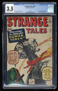 Strange Tales #101 CGC VG- 3.5 1st Solo Human Torch since 1954!