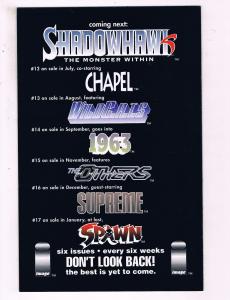 Shadowhawk Gallery #1 VF Image Comics Comic Book DE18