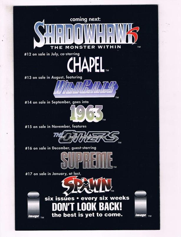 Shadowhawk Gallery #1 VF Image Comics Comic Book DE18