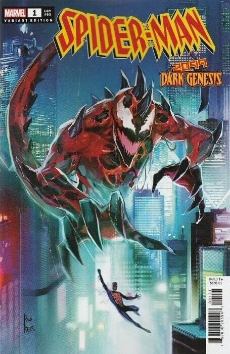 Spider-Man 2099 Dark Genesis #1 Marvel Comics Rod Reis Variant Cover Near Mint 