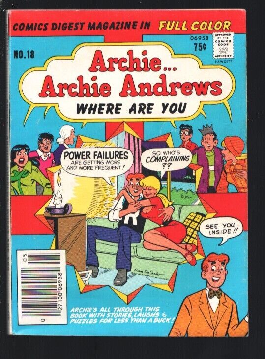 Archie...Archie Andrews Where Are You Comics Digest #18 1981-Archie ...