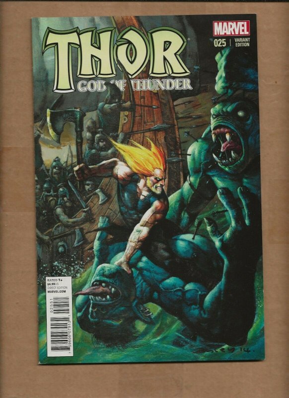  THOR GOD OF THUNDER #25 BISLEY VARIANT MARVEL 1ST  JANE FOSTER THOR 1ST PRINT