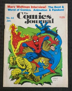 1978 COMICS JOURNAL Magazine #44 VG/FN 5.0 Keith Pollard Cover / Marv Wolfman