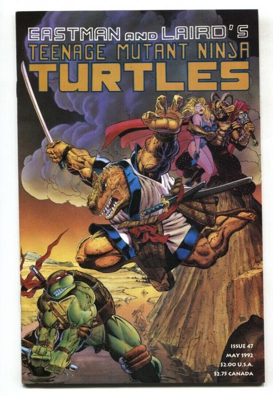 TEENAGE MUTANT NINJA TURTLES #47-1992-htf late issue NM-