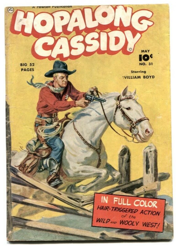 Hopalong Cassidy #31 1948- Norman Saunders cover VG