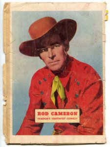 Rod Cameron Western #2 1950- Golden Age Fawcett incomplete