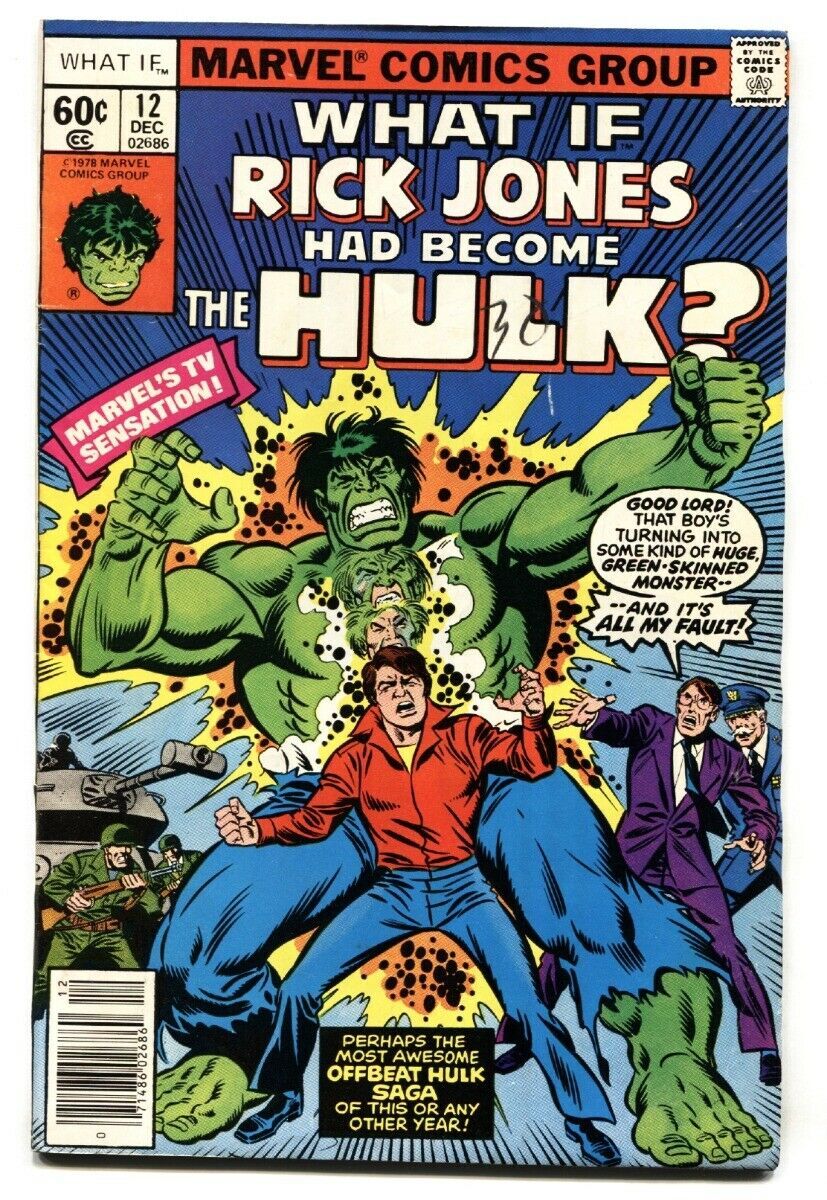 What If 12 Comic Book What If Rick Jones Had Become The Hulk Comic Books Bronze Age Marvel Superhero Hipcomic