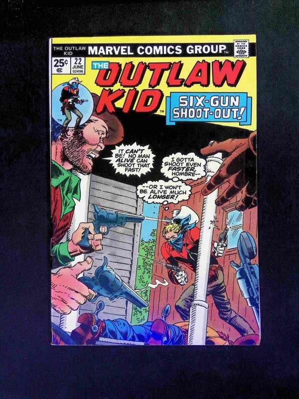 Outlaw Kid #22  Marvel Comics 1974 VG/FN