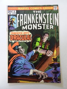 The Frankenstein Monster #8 (1974) VG condition moisture damage