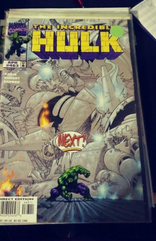 Incredible Hulk  # 463  APR 1998, Marve TROYGENS ARMAGEDDON SILVER SURFER