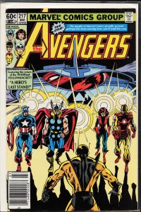 The Avengers #217 (1982) The Avengers