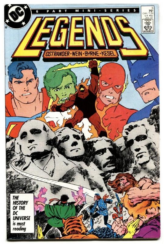 Legends #3 comic book 1987 first new  Suicide Squad DC deadshot